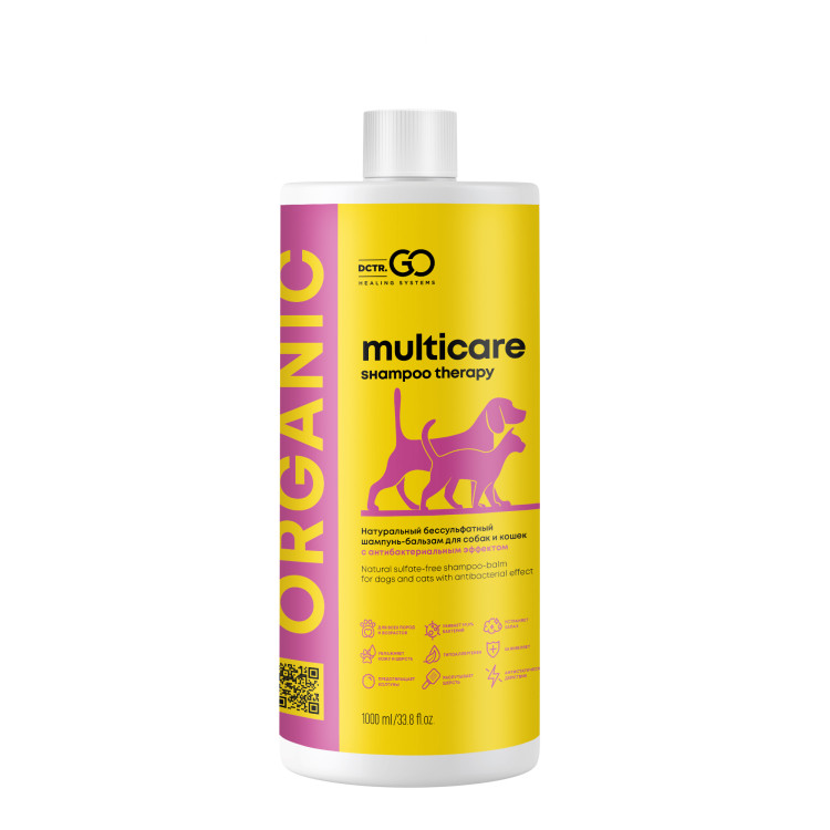 Dctr.Go Шампунь-бальзам для животных Sнampoo Therapy "Мультиуход" 1000 ml в Самаре